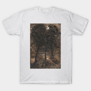 A Moonlit Scene with a Winding River by Samuel Palmer T-Shirt